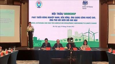 Phát triển nông nghiệp xanh ứng phó với biến đổi khí hậu
