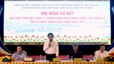 Các địa phương hợp tác quản lý tàu cá hoạt động khai thác thủy sản