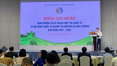 Hợp tác, hội nhập quốc tế ngành tài nguyên và môi trường