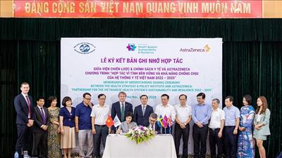 Bộ Y tế ký kết hợp tác phát triển hệ thống y tế bền vững với AstraZeneca