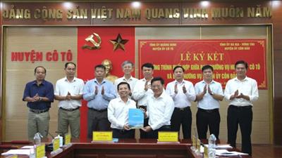Cô Tô và Côn Đảo hợp tác phát triển kinh tế biển đảo, bảo vệ môi trường 