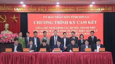 Sơn La triển khai cam kết hợp tác về tài nguyên môi trường