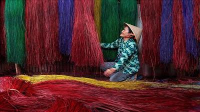 Bảo tồn nghề làm chiếu cói Bàn Thạch
