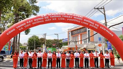 Thành phố Hồ Chí Minh khánh thành hai hệ thống thoát nước mới