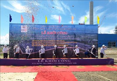 Khánh Hòa: Khởi công Dự án Trạm biến áp 500kV Vân Phong