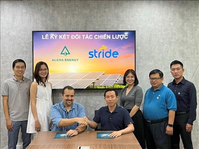 Alena Energy hợp tác với quỹ đầu tư điện mặt trời Stride