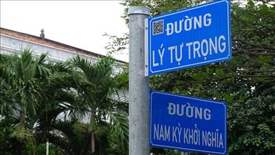 TPHCM: Quét mã QR để tra cứu thông tin tên đường