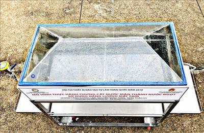 Dùng nhiệt mặt trời để biến nước mặn thành ngọt
