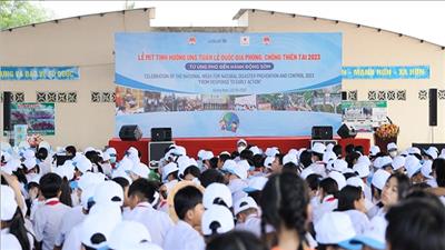 Lễ mít tinh hưởng ứng Tuần lễ Quốc gia về phòng, chống thiên tai năm 2023