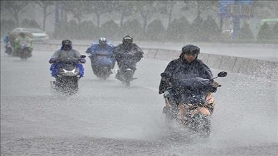 Mưa lớn kéo dài tại các tỉnh từ Bắc đến Bắc Trung Bộ