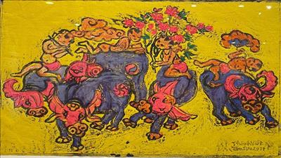 Triển lãm mỹ thuật mừng Đảng, mừng xuân mới
