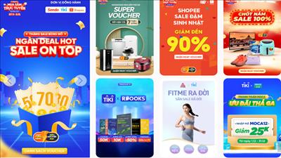 Đang diễn ra ngày hội mua sắm trực tuyến lớn nhất năm 2021