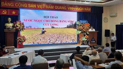 Đảm bảo nước ngọt cho đồng bằng sông Cửu Long