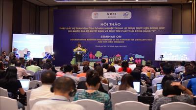 Thúc đẩy sự tham gia của doanh nghiệp trong thực hiện mục tiêu phát thải ròng bằng 0