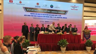 Ký kết Biên bản ghi nhớ phát triển dự án điện gió ngoài khơi tại Bình Thuận