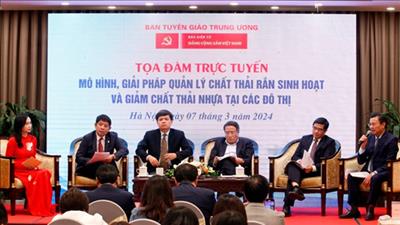 Quản lý chất thải rắn sinh hoạt và giảm chất thải nhựa