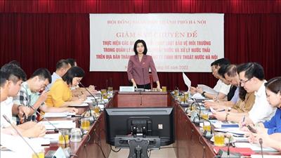 Hà Nội: Đảm bảo hoạt động thoát nước và xử lý nước thải trên địa bàn