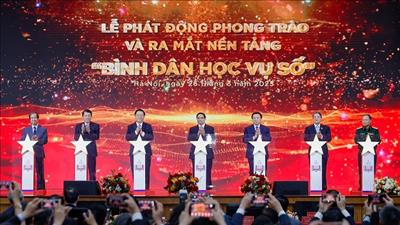 Phát động phong trào và ra mắt nền tảng Bình dân học vụ số