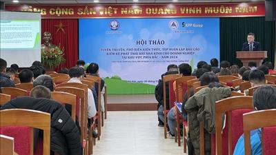 Tập huấn lập báo cáo kiểm kê phát thải khí nhà kính cho doanh nghiệp