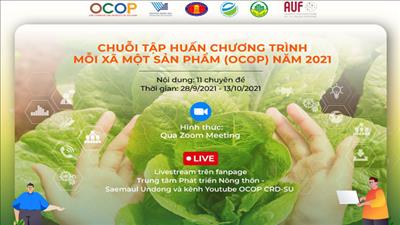 Tổ chức tập huấn Chương trình OCOP năm 2021