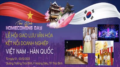 Thái Bình tổ chức giao lưu văn hóa truyền thống, kết nối doanh nghiệp với Hàn Quốc