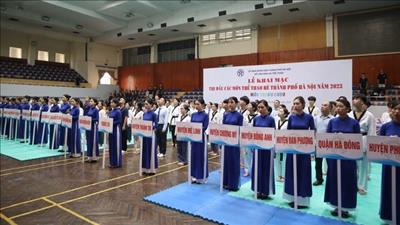 Tổ chức thi đấu các môn thể thao hè thành phố Hà Nội năm 2023