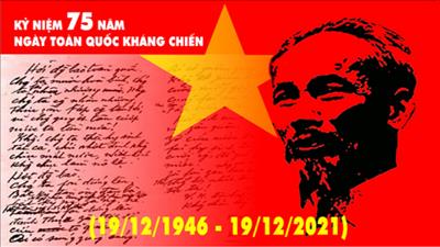 Phát hành tranh cổ động tuyên truyền kỷ niệm 75 năm Ngày Toàn quốc kháng chiến