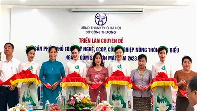 Triển lãm sản phẩm thủ công mỹ nghệ, OCOP, công nghiệp nông thôn tiêu biểu
