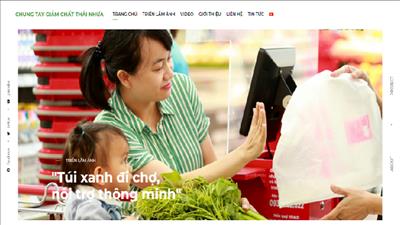 Ra mắt trang thông tin điện tử về Chiến dịch truyền thông “Chung tay giảm chất thải nhựa”