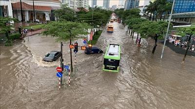 Hà Nội: Khẩn trương giải quyết tình trạng úng ngập đô thị