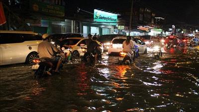 TPHCM lên phương án ứng phó tình trạng ngập lụt