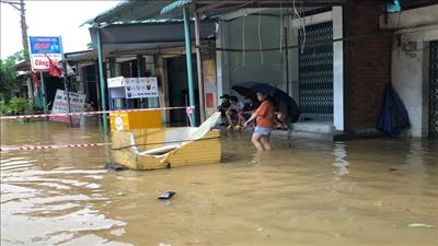 Xuất cấp hóa chất khử khuẩn phòng chống thiên tai, dịch bệnh trong mùa mưa bão